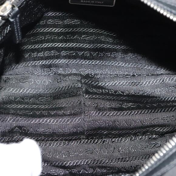PRADA Shoulder Bag Nylon Black - Picture 16 of 16